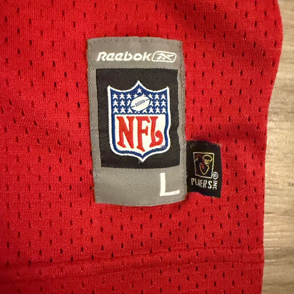 Reebok Michael Vick Atlanta Falcons NFL Jersey Red Youth Large 7 Football - Picture 4 of 9